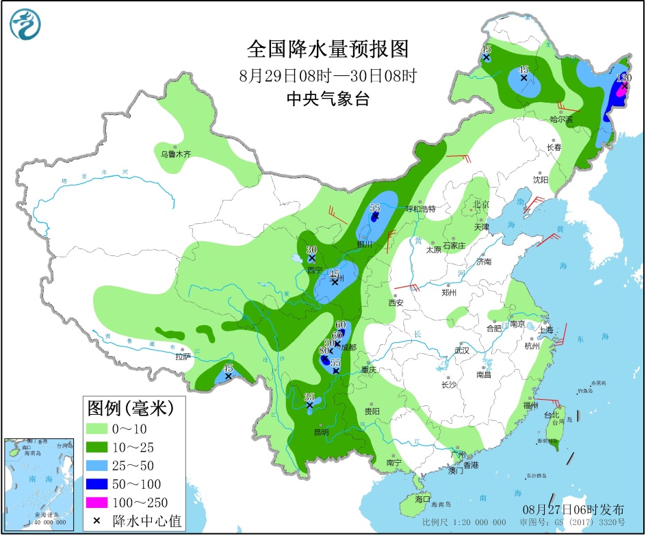 辽宁巴威最新天气预报